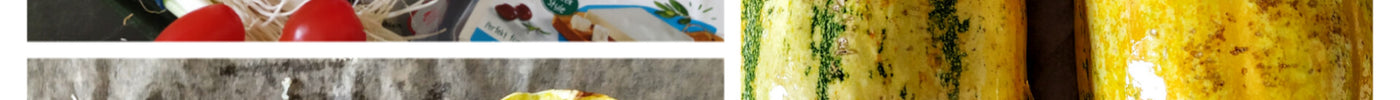 Spaghettikürbis mit Spinat und veganem Schafskäse von Tikiwe®