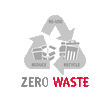 Logo des Zero Waste Netzwerks Reduce Re-Use Recycle