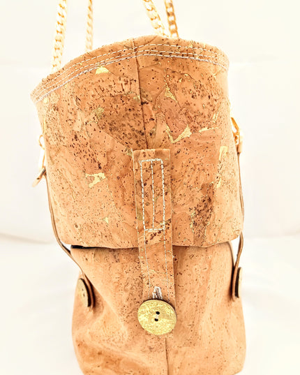 Tikiwe®Flex Aurum, Shopper aus Kork, Seitenansicht