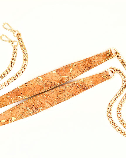 Tikiwe®Flex Aurum, Shopper aus Kork, Träger