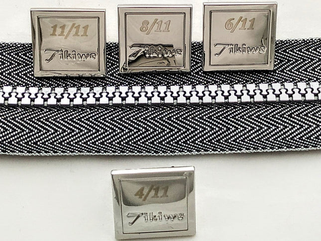 Tikiwe® Emblem 11/11; 8/11; 6/11; 4/11 und Reißverschluss silberfarben, wähle Deinen Kork aus den Farben Burgunder, Türkis, Schokobraun, Rosé für deine limitierte Tikiwe®Lady Asta