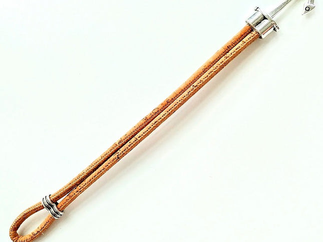 Armband aus Kork, Anker, Fisch, ca 21cm