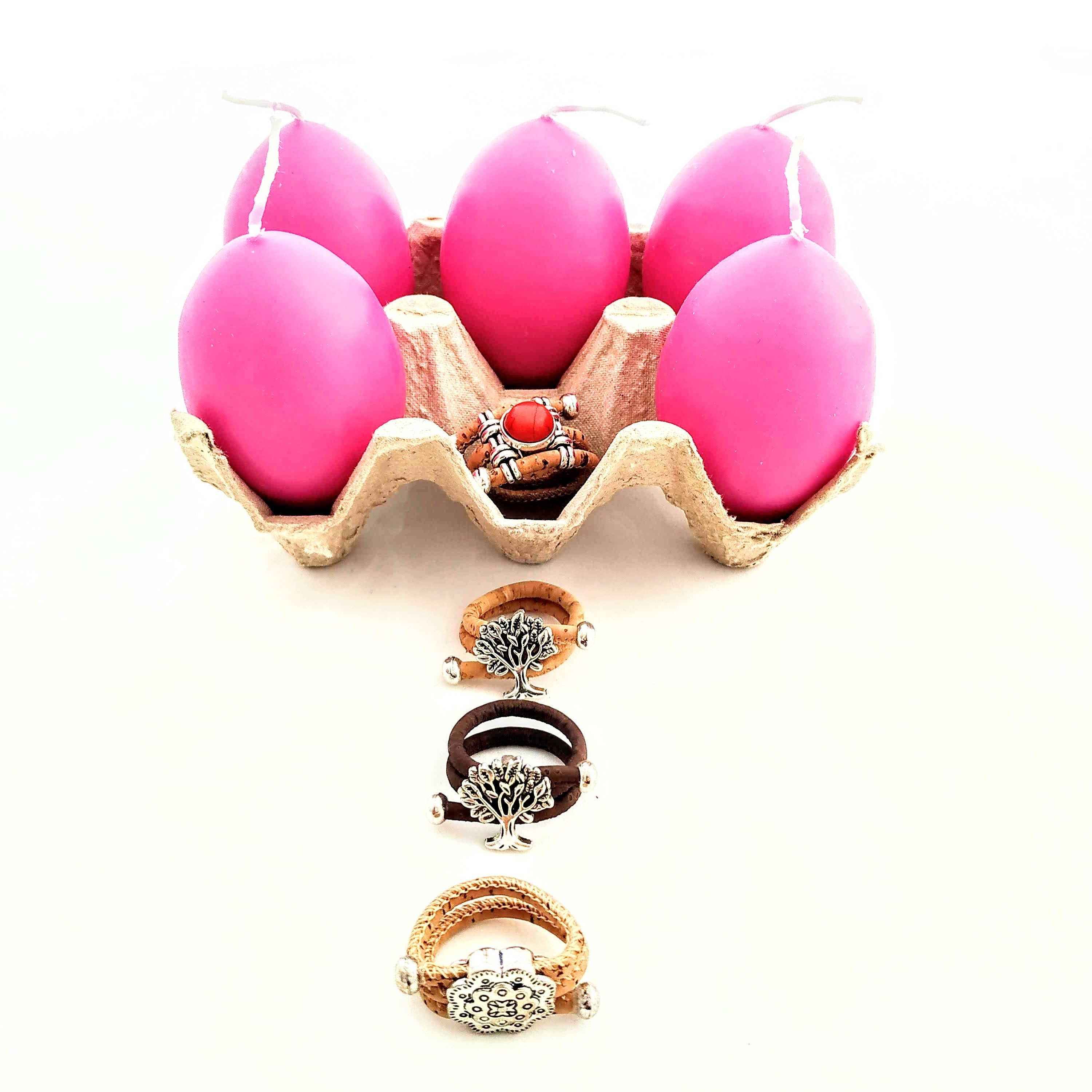 Ringe aus Kork von Tikiwe®