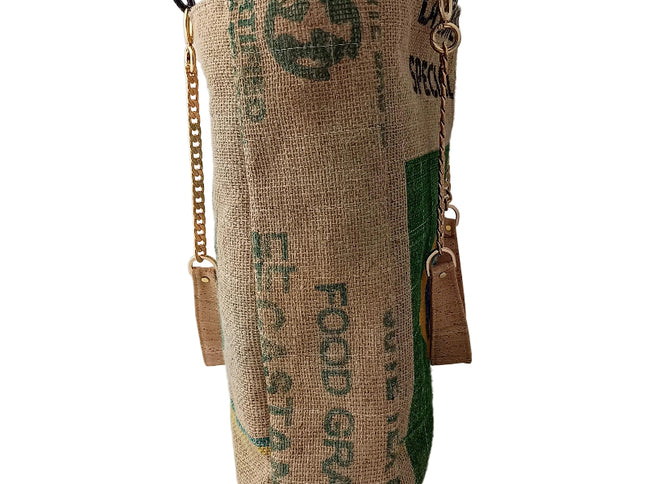 Seitenansicht TikiweGoli Brazil, Kaffeesackseite