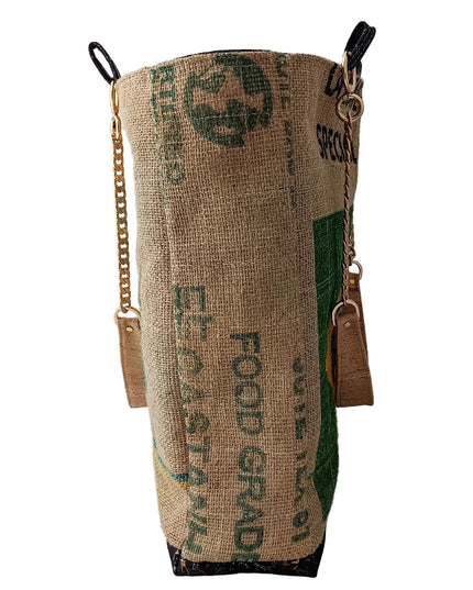 Seitenansicht TikiweGoli Brazil, Kaffeesackseite