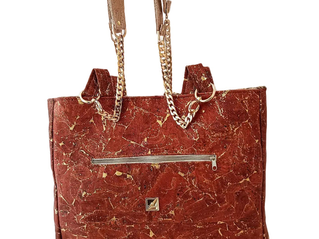 TikiweCityFront roter Kork mit Goldsprenkeln
