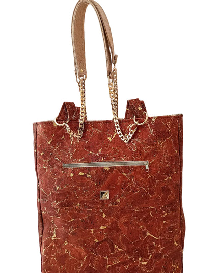 TikiweCityFront roter Kork mit Goldsprenkeln