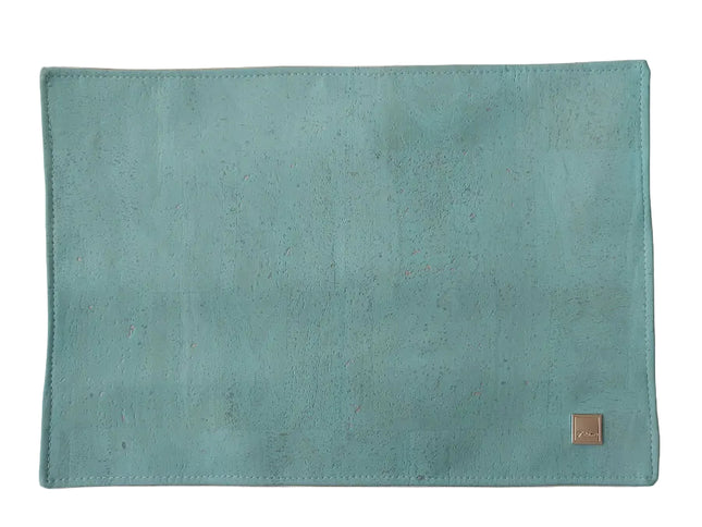 Türkisfarbenes Tischset aus Kork von Tikiwe 