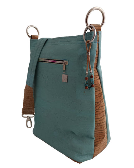 Beispiel mit Taschenanhänger Nr. 3 an türkiser TikiweLady