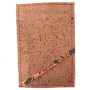 Schokobraun mit Blumenstreifen