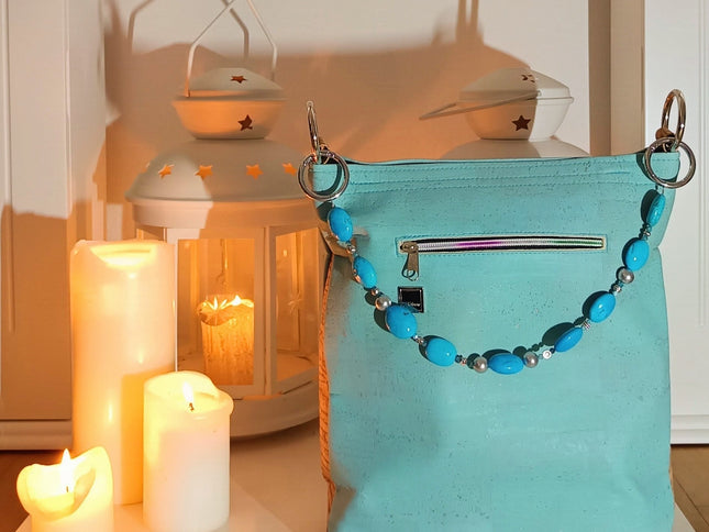 Taschenkette Türkis