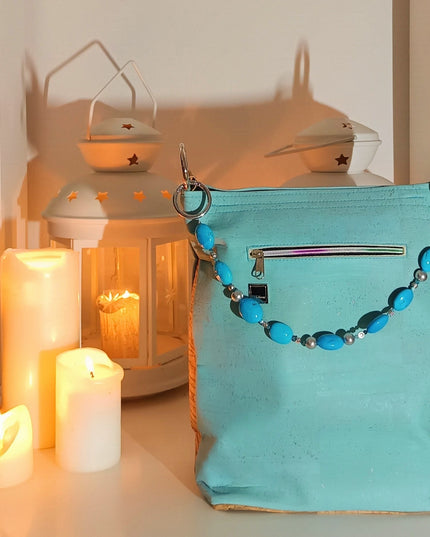 Taschenkette Türkis