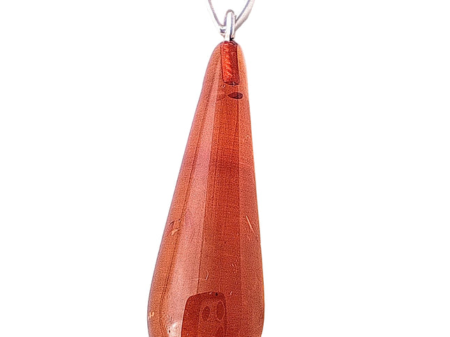 schmaler Bernsteintropfen Nr. 4