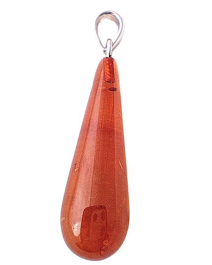 schmaler Bernsteintropfen Nr. 4