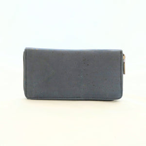 Brieftasche aus Kork, dunkelblau