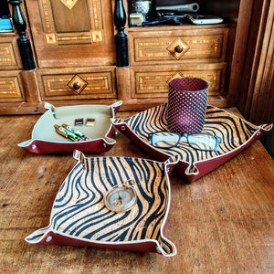 Imageaufnahme von Schalen aus Kaktusleder und Kork, handmade in Germany by Tikiwe-Taschen aus Kork