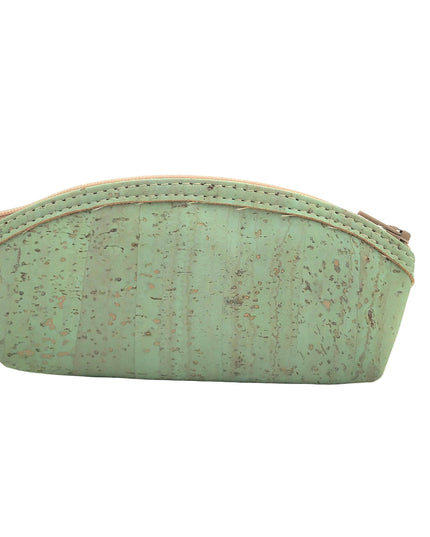 Kosmetikbeutel aus Kork, lindgrün
