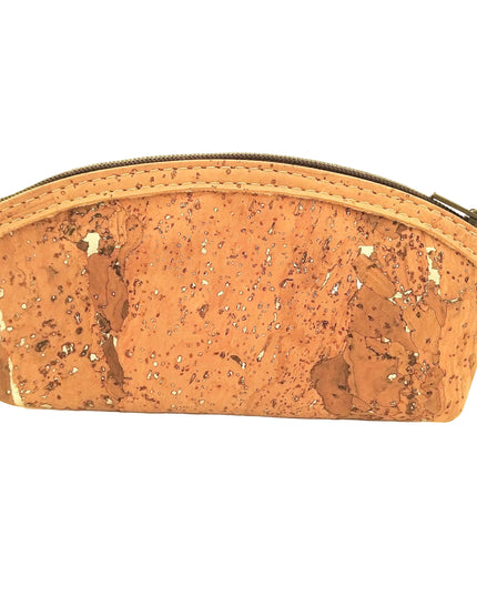 Kosmetikbeutel, Kork, Silberflakes, sehr hübsch