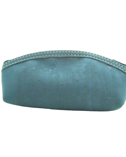 Kosmetikbeutel, petrol, Kork