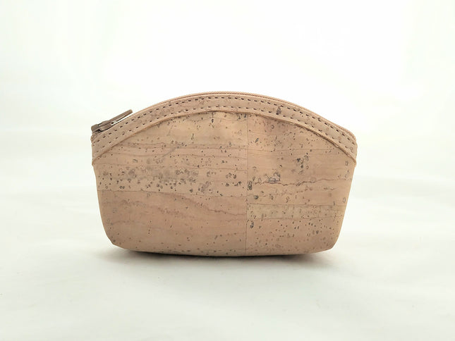 Etui für Kosmetik, Kork, beige