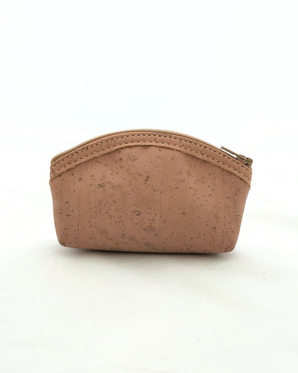 Kulturbeutel aus Kork, rosa, klein